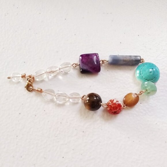 Crafted by Hand & Guided by Spirit! Soulful Chakra Bracelet! High End City Chic - Picture 4 of 13